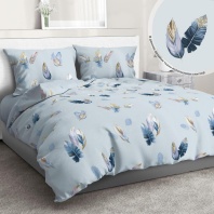постельныое белье 1,5-спальное из поплина "нинэт"   в art-teks.shop