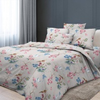 постельное белье 2-спальное из бязи "мирабель"  в art-teks.shop