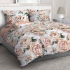  постельное белье 1,5-спальное из бязи "полотно с розами"  в art-teks.shop