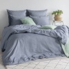 комплект постельного белья евро "verossa" melange indigo  в art-teks.shop