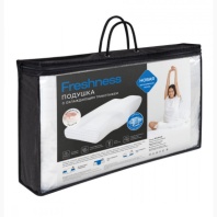 подушка анатомическая freshness с охлаждающим трикотажем 61х35х13